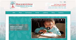 Desktop Screenshot of hagerstownchildrensschool.org