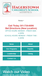 Mobile Screenshot of hagerstownchildrensschool.org